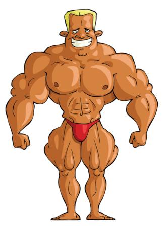 muskler, krop, mand, stærk Dedmazay - Dreamstime