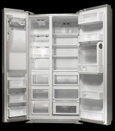 køleskab, koldt, åbent, køkken Lichaoshu - Dreamstime