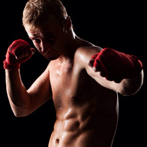 Boxer, krop, mand, hander, handsker Dmytro Konstantynov (Konstantynov)