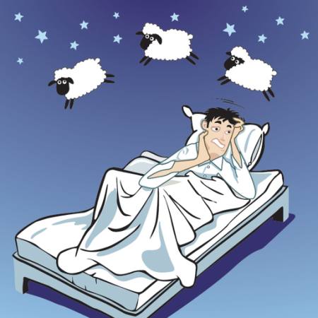 søvn, får, stjerner, seng, mand Norbert Buchholz - Dreamstime