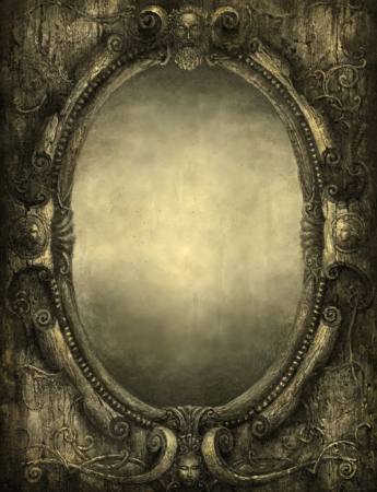 væg, spejl, ovale, objekt Rainbowchaser - Dreamstime