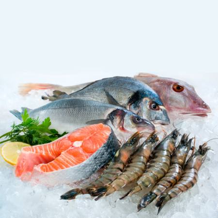 fisk, hav, mad, is, skive, krabber Alexander  Raths - Dreamstime