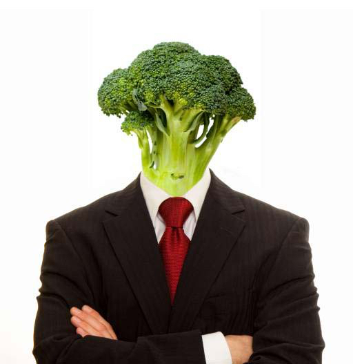 grontsager, mand, person dragt, veganer, grontsager, broccoli Brad Calkins (Bradcalkins)