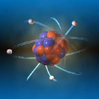 atom, proton, objekt, rotere, rund Andreus - Dreamstime