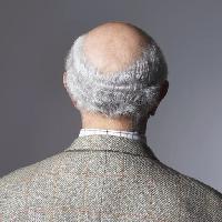 Pixwords Billedet med skaldet, mand, ryg, hoved, har Photographerlondon