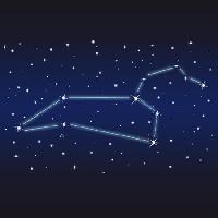 Pixwords Billedet med stjerner, himmel, natur, nat, linjer Eva Gründemann - Dreamstime