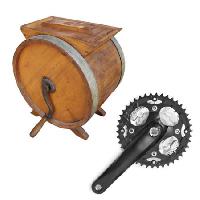 hjul, værktøj, objekt, håndtere, centrifugering, træ Ken Backer - Dreamstime