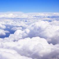 Pixwords Billedet med skyer, oven, himmel, flyve David Davis (Dndavis)
