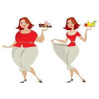 Pixwords Billedet med fedt, dame, kvinde, kvinder, frugt, kage Vanda Grigorovic - Dreamstime