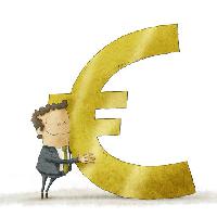 Pixwords Billedet med euro, mand, tegn, penge Jrcasas
