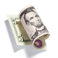 penge, Lincoln, dollar Cammeraydave - Dreamstime