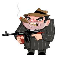 Pixwords Billedet med pistol, mob, kriminel, mand, røg Yael Weiss - Dreamstime