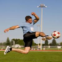 Pixwords Billedet med fodbold, sport, bold, mand, spiller Stephen Mcsweeny - Dreamstime