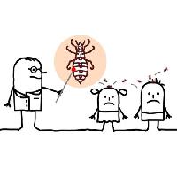 Pixwords Billedet med insekt, børn, børn, mand, læge N.l - Dreamstime