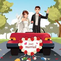 Pixwords Billedet med gift, mariage, kone, mand, bil, mand, kvinde Artisticco Llc - Dreamstime