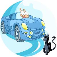 Pixwords Billedet med bil, drev, kat, dyr Verzhh