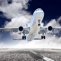 Pixwords Billedet med fly, landingsbanen, himmel, skyer Policas69