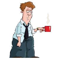 Pixwords Billedet med mand, kaffe, cofe, coffe, rød, kop Dedmazay - Dreamstime
