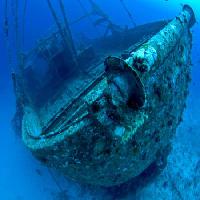 skib, undervands, båd, havet, blå Scuba13 - Dreamstime